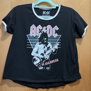 AC/DC ringer tee size 2 XL